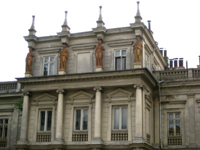 Historic Building With Statues