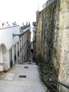 Narrow Steps Between Buildings In Old City photo