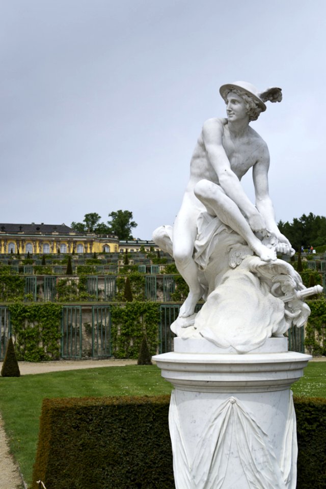 Statue Of Hermes In Sanssouci Park