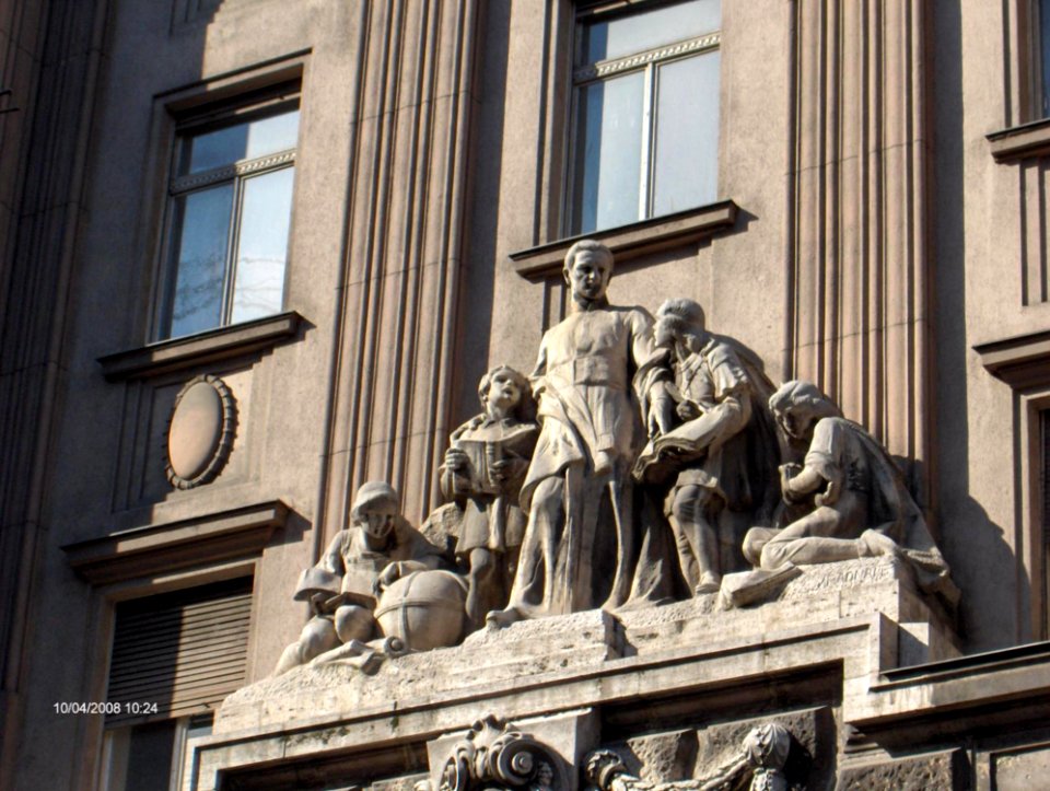 Sculptures On Facade