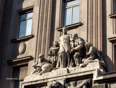 Sculptures On Facade