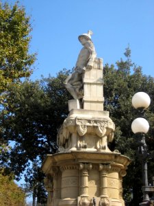 Statue Of A Solider In A Park