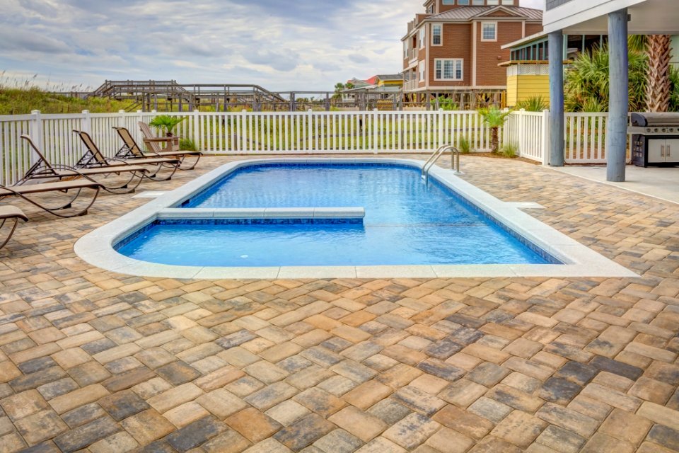 Yard With Swimming Pool