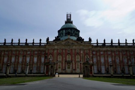 Main Facade Of The New Palace (Neues Palais) The Oldest Palace InSanssouci Park And Built Just After The End Of The Se