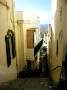 Steps On Slanty Narrow Street