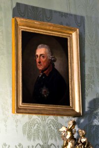 Portrait Of Frederick The Great By Anton Graff