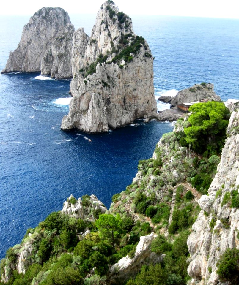 Two Cliffs Dominating The Sea
