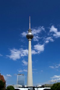 Berlin TV Tower In Alexanderplatz