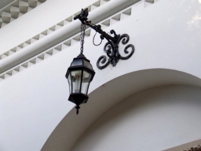 Wrought-iron-wall-lamp