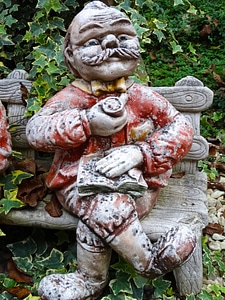 Stone figure garden decoration
