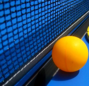 Table-tennis-ball-next-to-net
