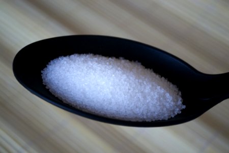 Spoon With Granulated Sugar photo