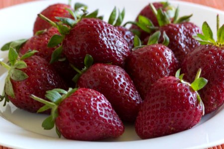 Fresh Straweberries On Display