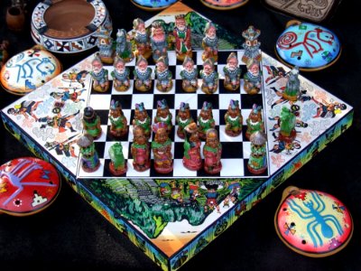 Peruvian-chess-set