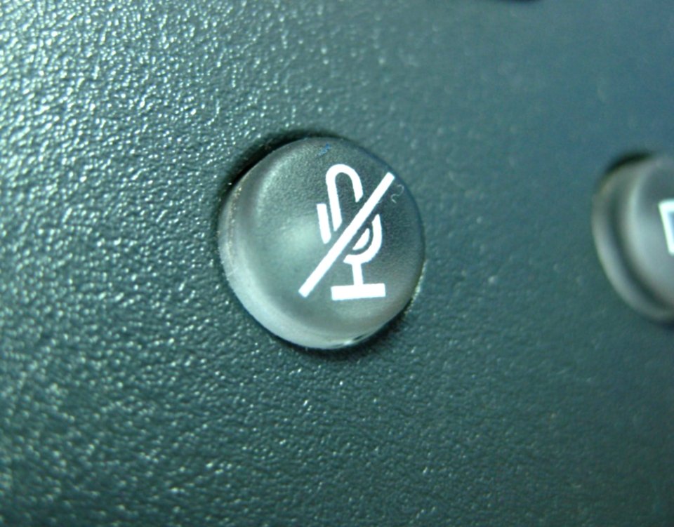 Mute-speaker-button-on-desk-phone