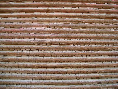 Paint-peeling-off-metal-shutter
