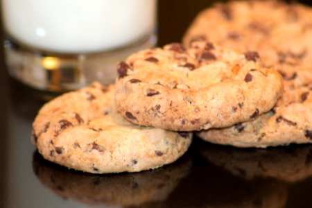 Milk-and-chocolate-chip-cookies