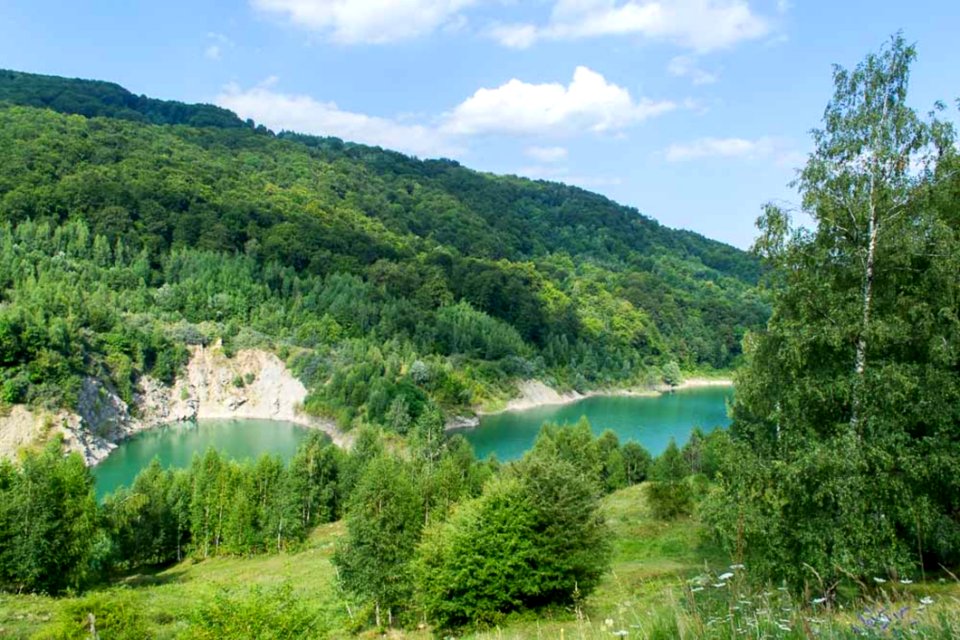 Lake With Emerald Like Water