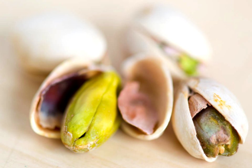 Macro Of Roasted Pistachio Seed