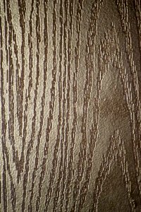 Wood-like Finishing On A Metallic Entrance Door photo