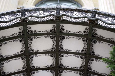 Opaque Glass Canopy