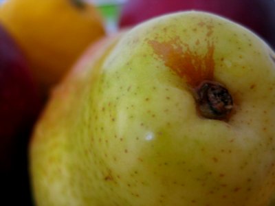 Close-up-shot-of-pear