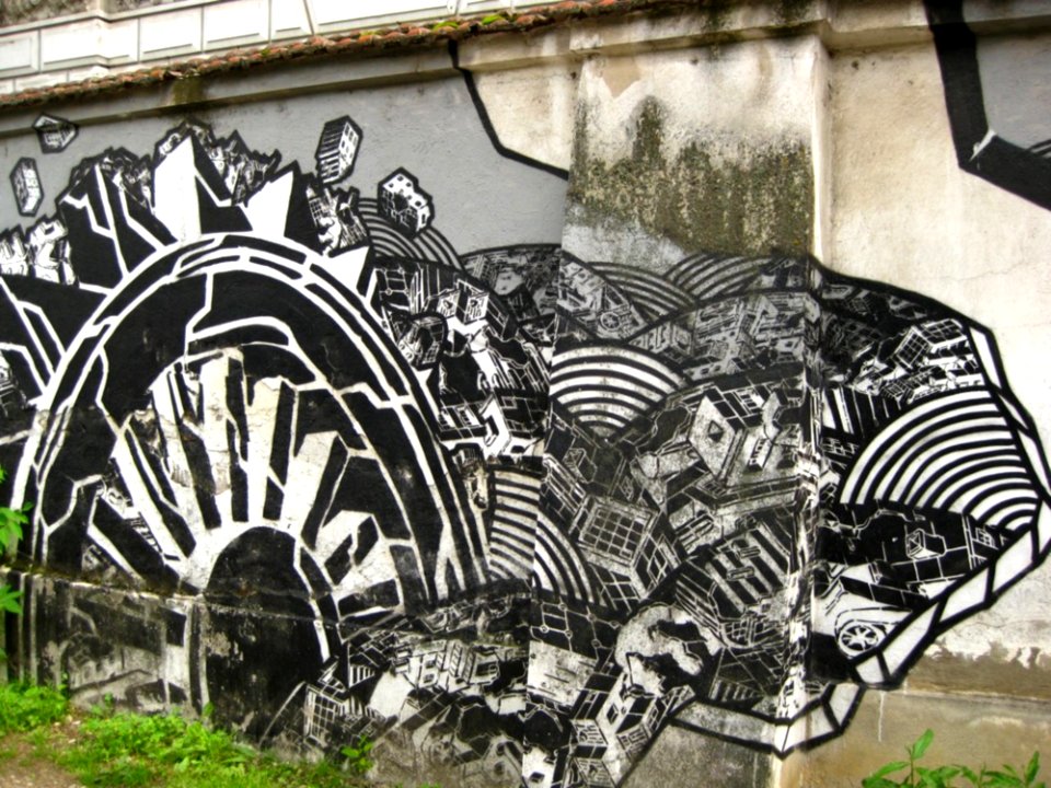 Black-and-white-grafitti