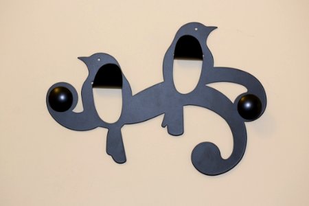 Bird-motif-clothes-hanger