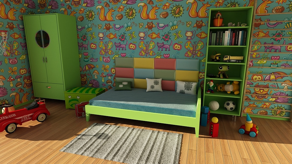 Apartment children's room interior design