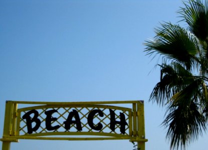 Beach-sign