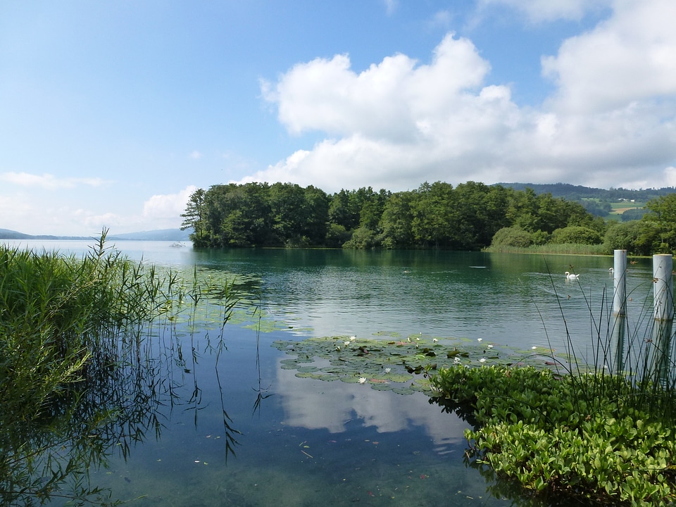 Switzerland landscape lake