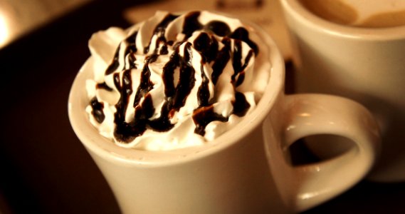Hot Chocolate With Whipped Cream photo