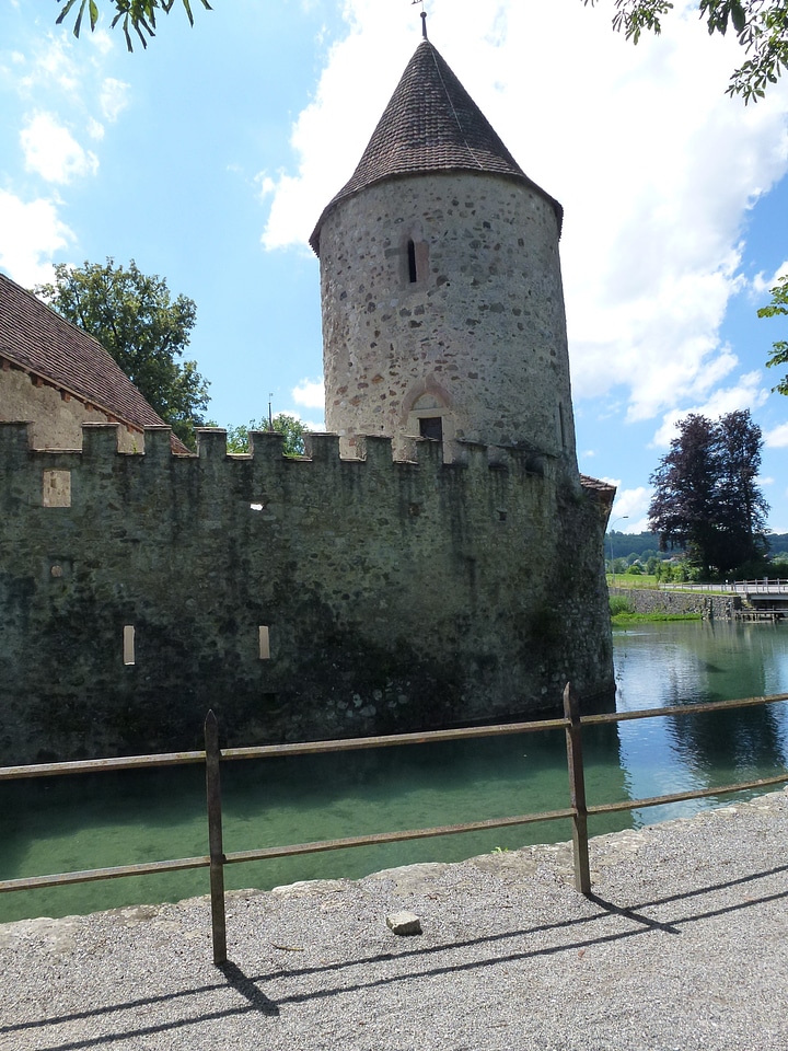 Hallwyl moated castle water