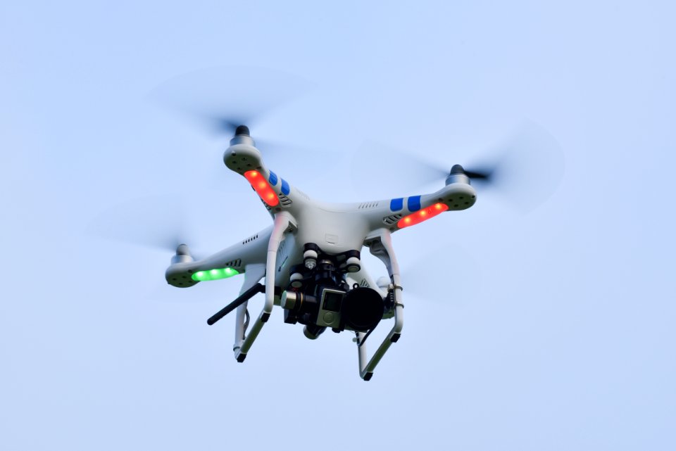White Black Dji Phantom