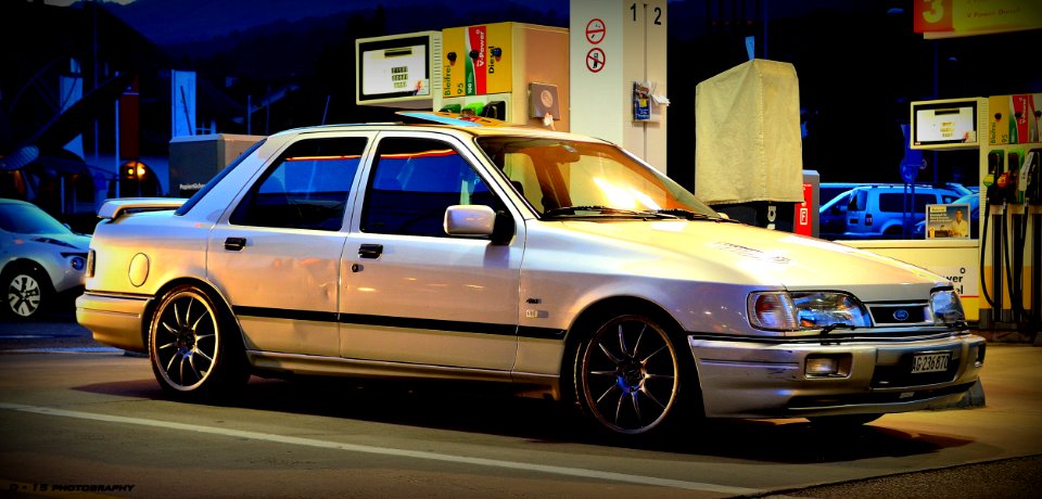 Cossi In The Petrol Station