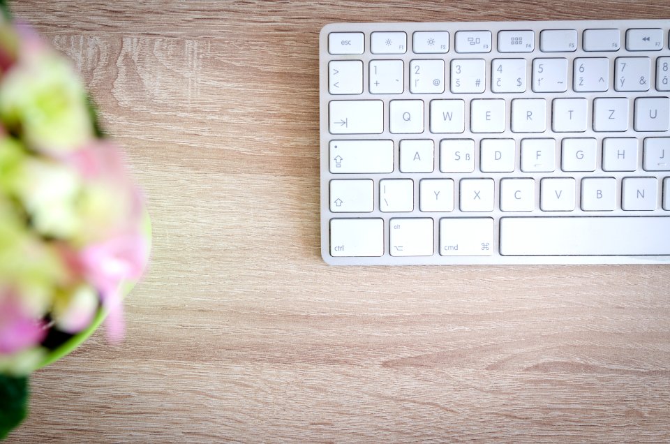 Close-up Of Laptop Keyboard photo