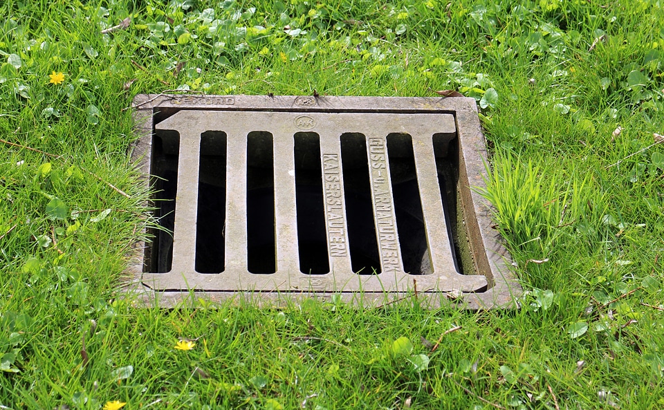 Channel sewage system wastewater
