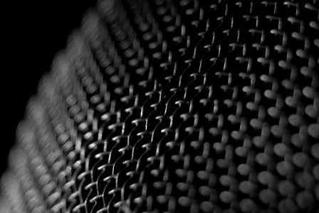 Black Microphone Windscreen