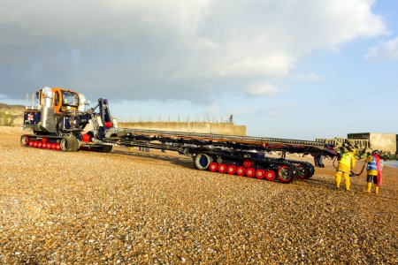 RNLB Cosandra A Shannon Class Lifeboat Visits Hastings Lifeboat Station
