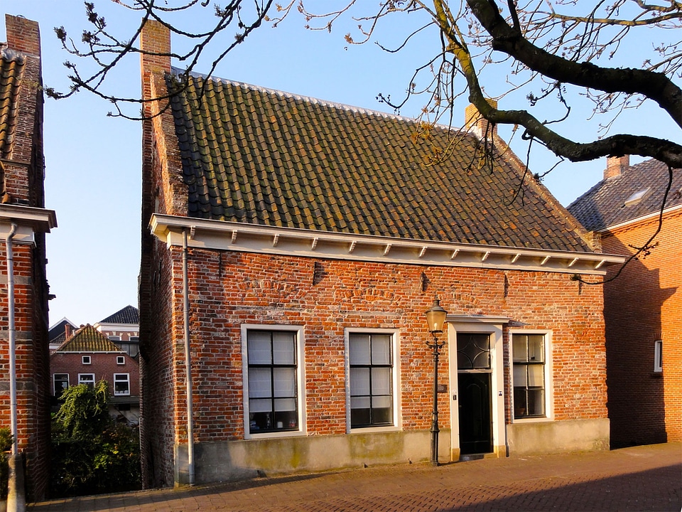 Brick architecture sky