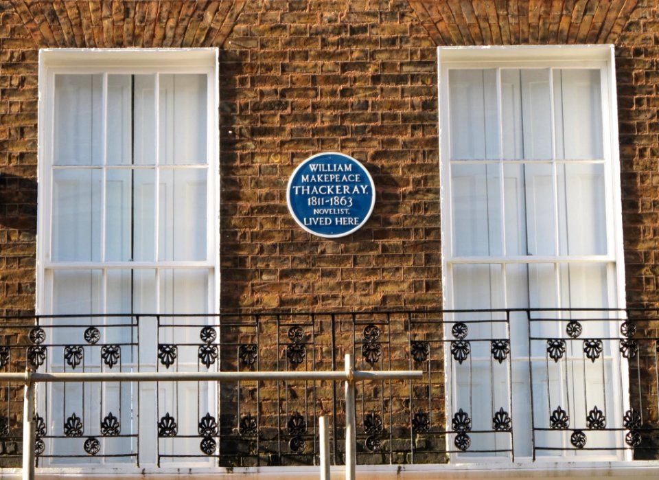 William Makepeace Thackeray 1811-1863 Lived Here