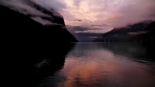 Dawn Milford Sound NZ