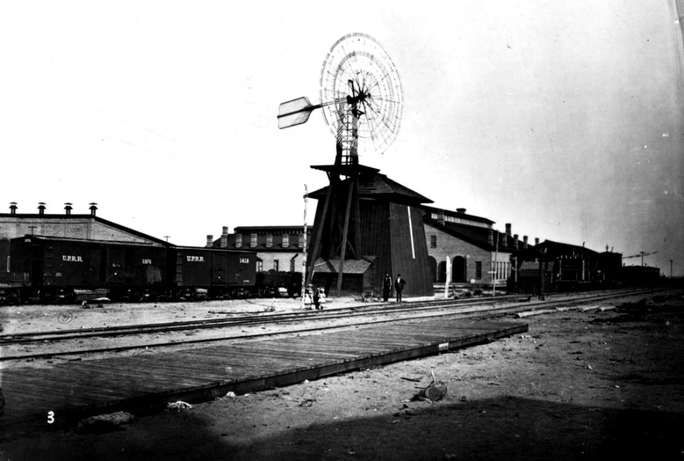 1869 Windmill At North Platte Station