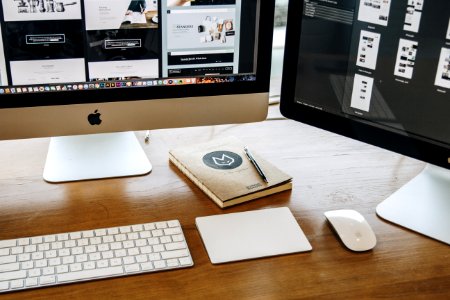 Computer Keyboard On Table