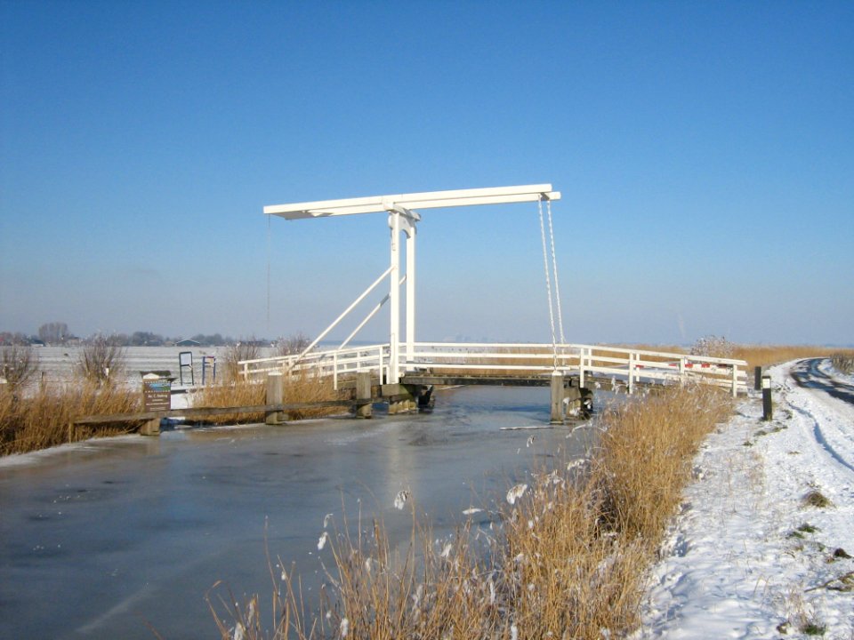 Drawbridge In Winter