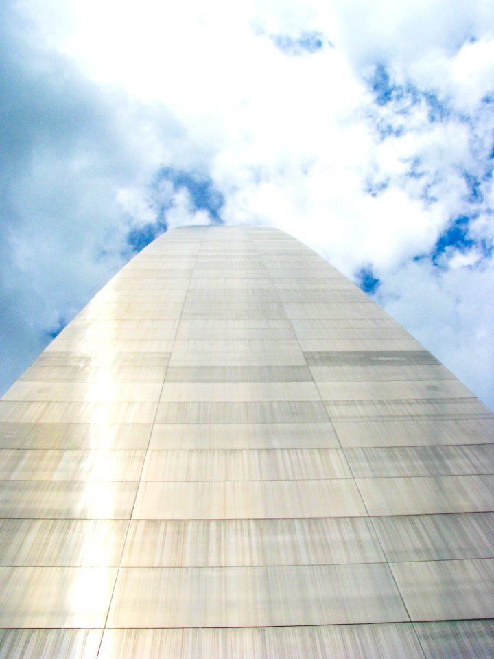 Tall White Stone Structure