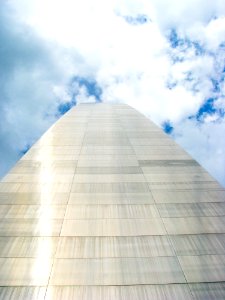 Tall White Stone Structure photo