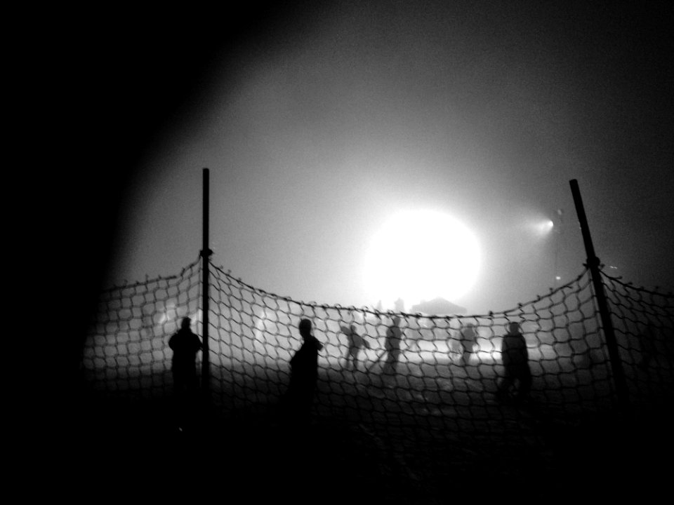 Black And White Ski Jumps