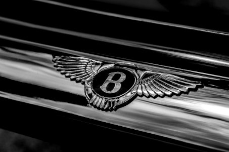Bentley Badge On Classic Car photo