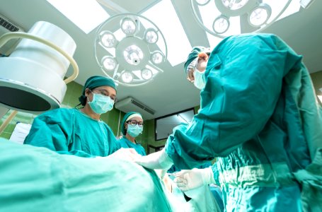 Surgeons Inside Operating Theater photo